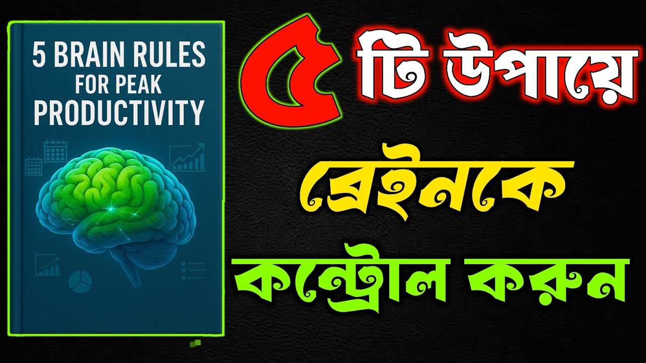 ৫ উপায়ে ব্রেইনকে কন্ট্রোল করুন | Peak Productivity-এর Brain Rules | Bangla Summary