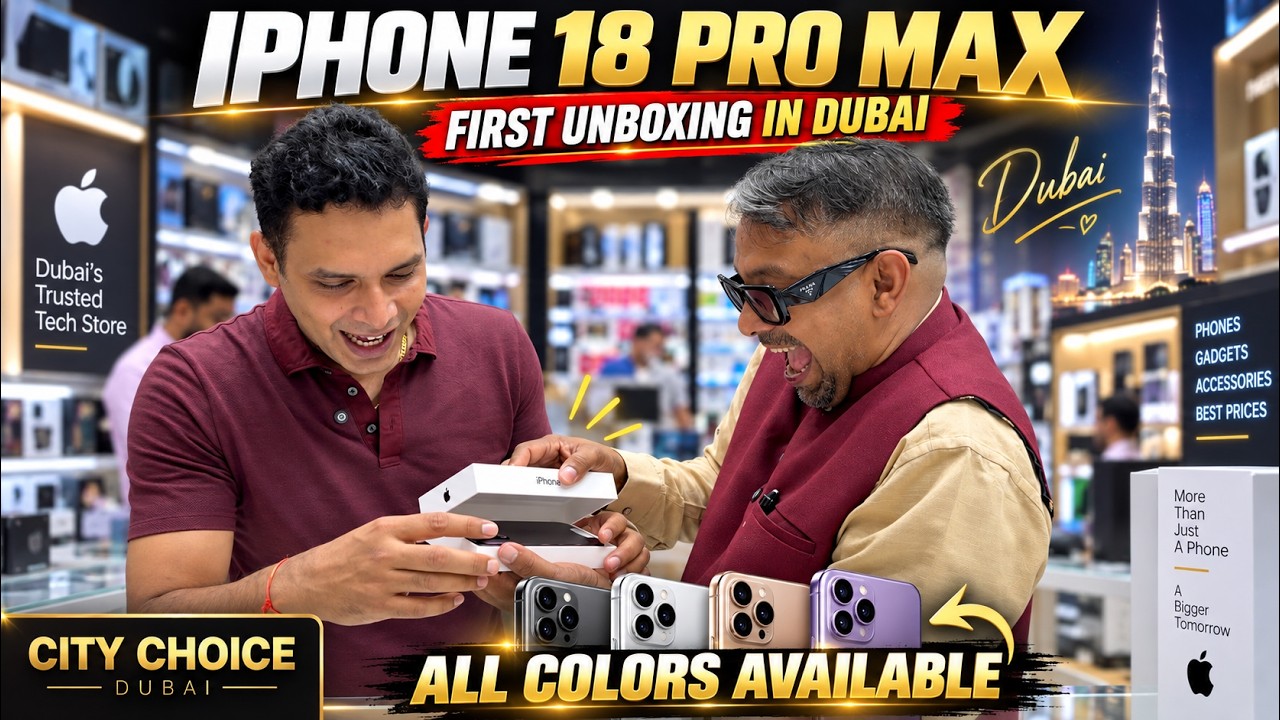 iPhone 18 Pro Max UNBOXING in Dubai😱 | iPhone Price in Dubai | iPhone 18 Pro Max Price in DUBAI