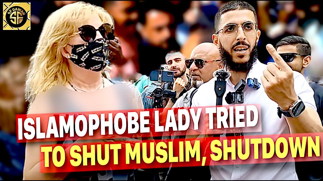 COCKY Islamophobe Lady CONFRONTS Ali Dawah Speaker's corner
