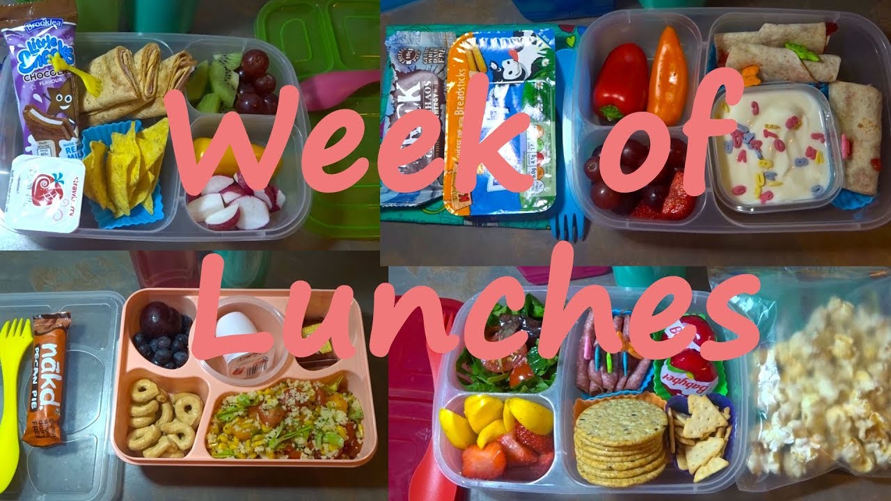 School Lunch Ideas 2018|What She ATE| WEEK 19