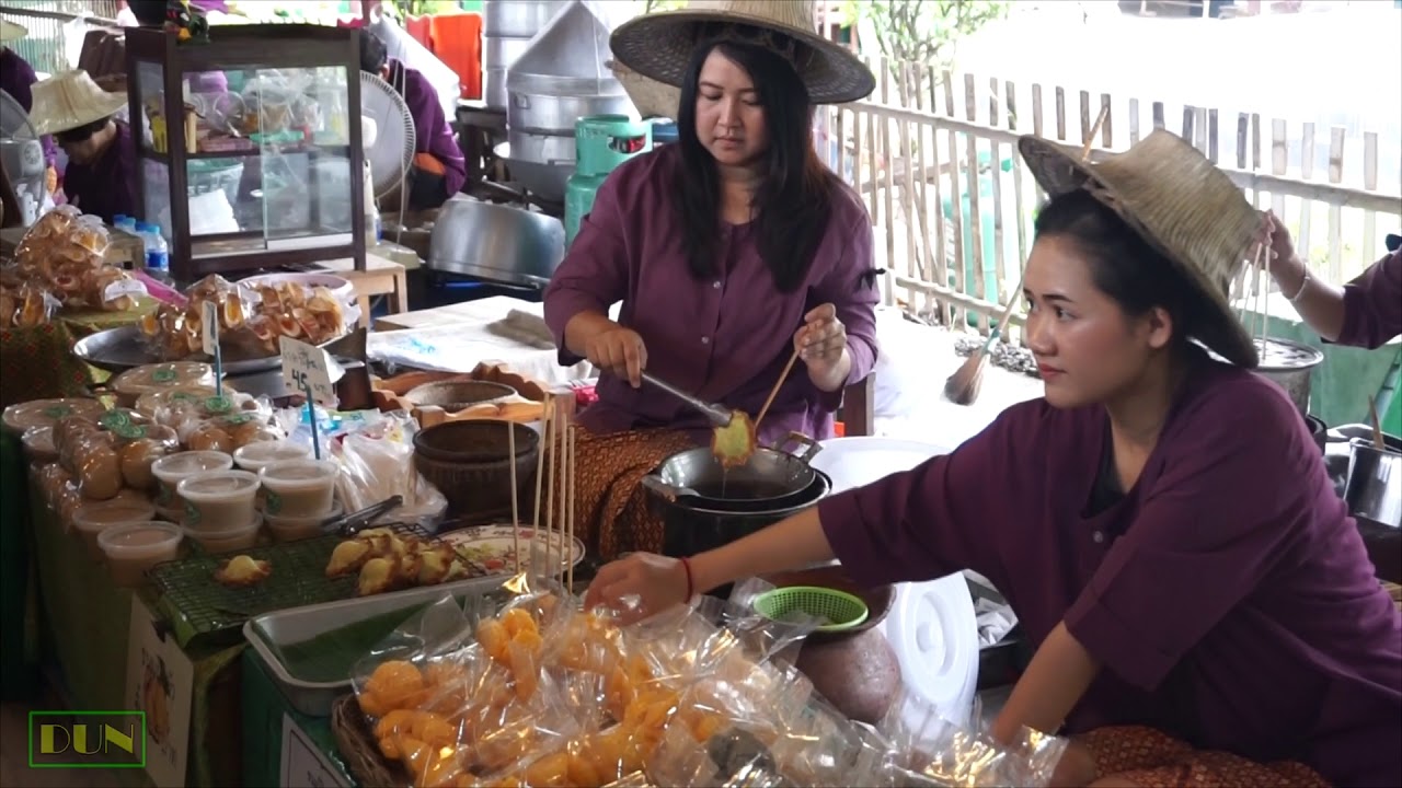 泰国传统甜品之一 泰國美食 泰國路邊小吃 路邊小吃 泰囯小吃 Thai Street Food