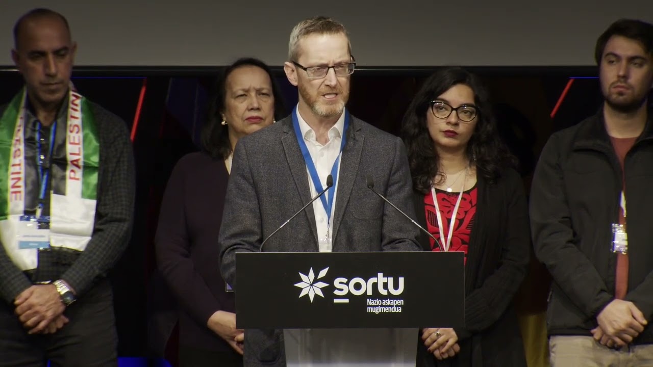 Hitzartzea | PHILIP McGUIGAN (Sinn Féin) Sorturen IV. Kongresuko itxiera ekitaldian