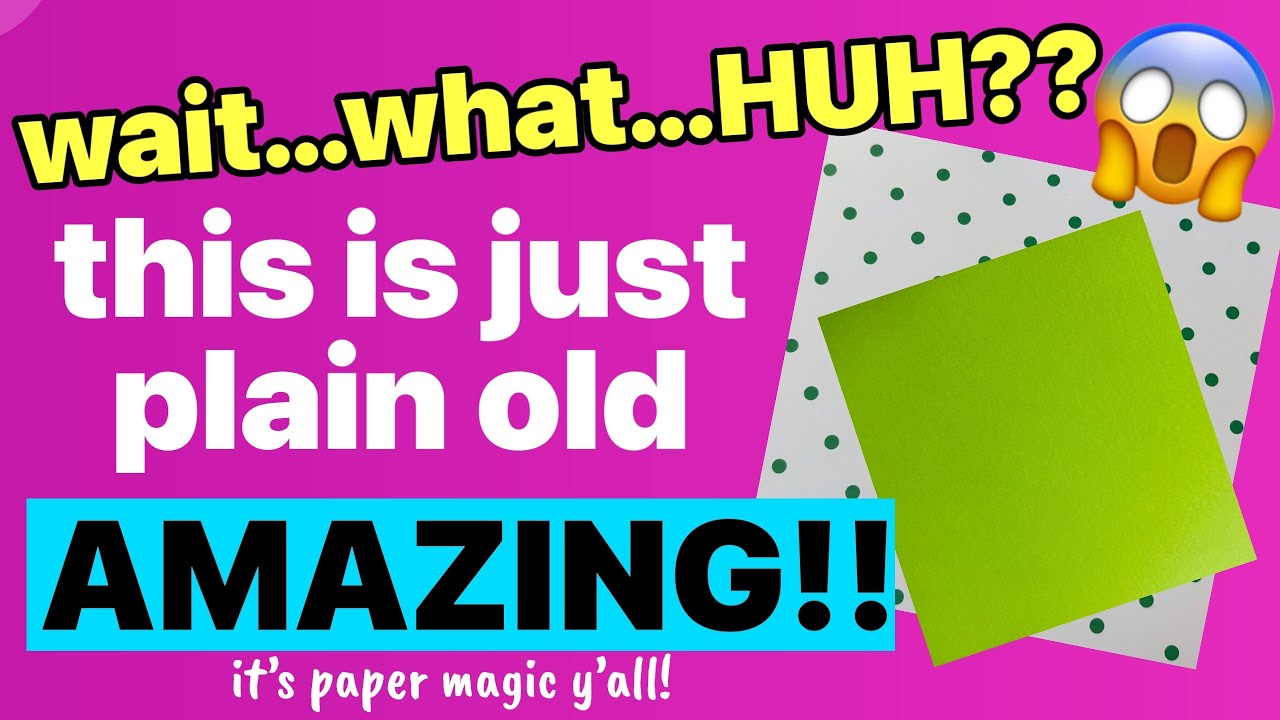 PAPER CRAFTING MADE SIMPLE! no fancy tools needed here! LOOK AT THIS!!