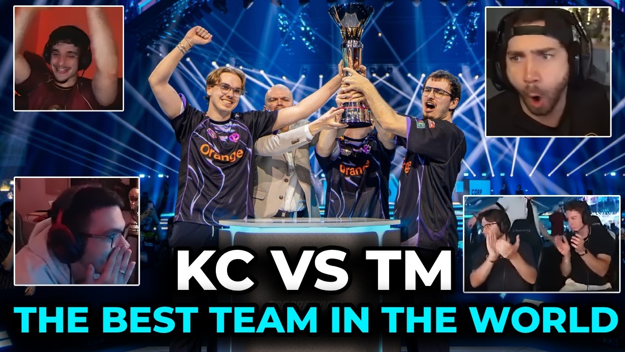 Les streamers r&eacute;agissent &agrave; KC devenant Champions du Paris Major de Rocket League | KC vs TM