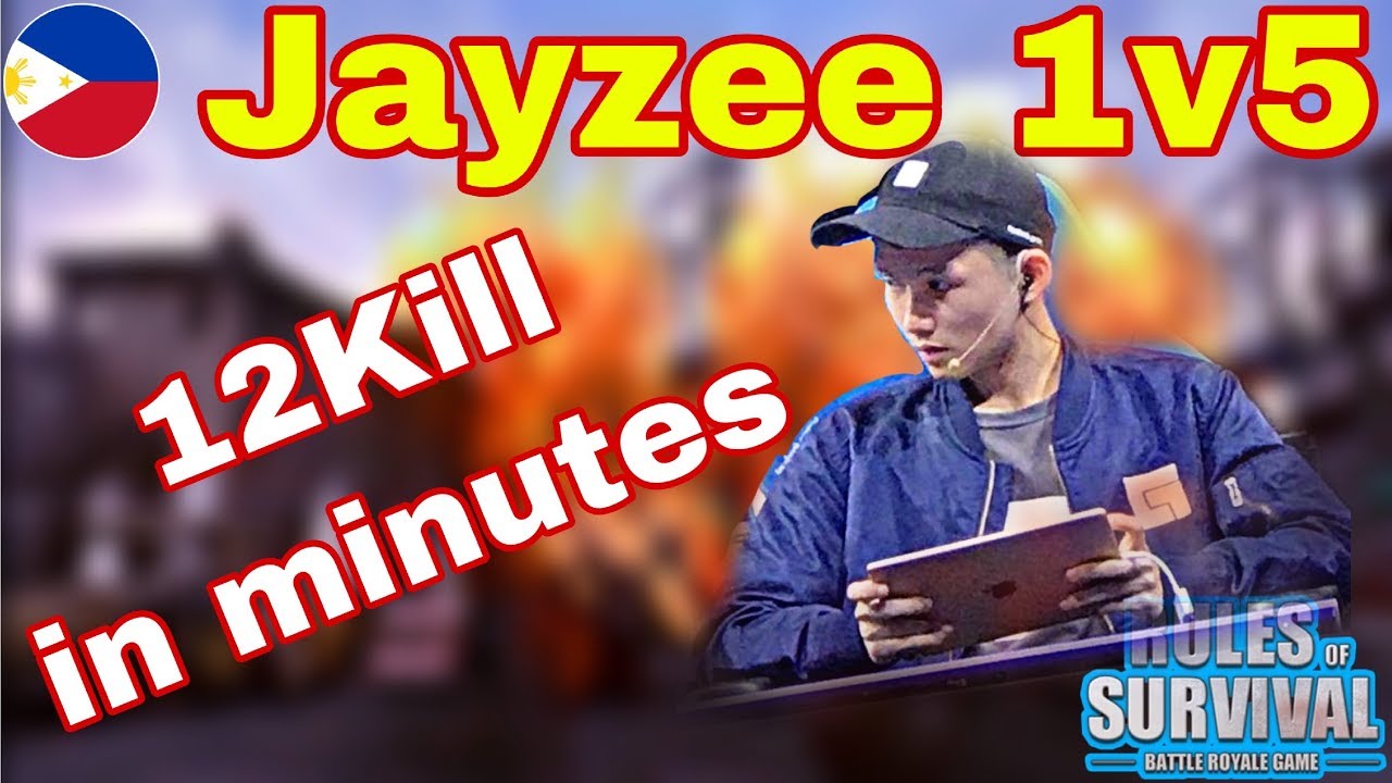 Jayzee: 12 Kill in 6 MINUTES SOLO VS FIRETEAM 1 Vs 5 - Rules of Survival/ROS Mobile TV/Ep4