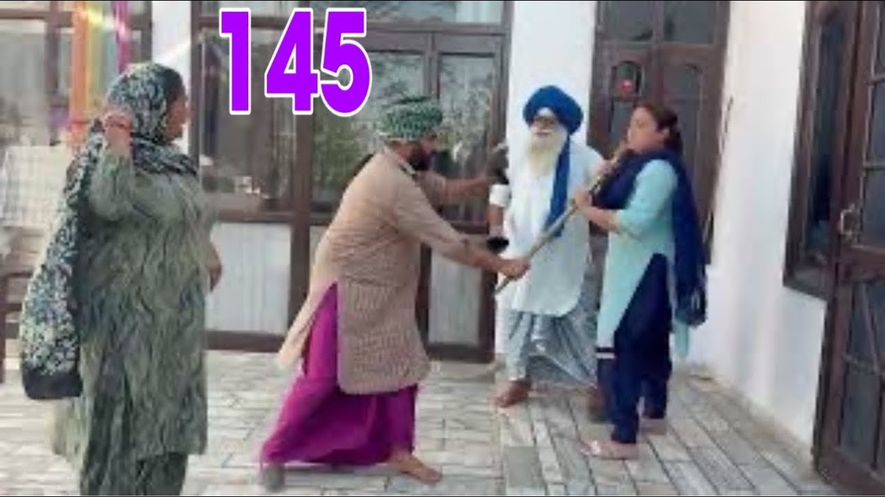 ਦੋ ਤੀਵੀਆਂ ਦੇ ਵਿਚਾਲੇ ਫਸਗਿਆ ਬੁੜਾ !! ਘਤਿੱਤੀ ਤੀਵੀਆਂ EP-145 😜Latest Comedy Video 2024 Numberdar Ubhia