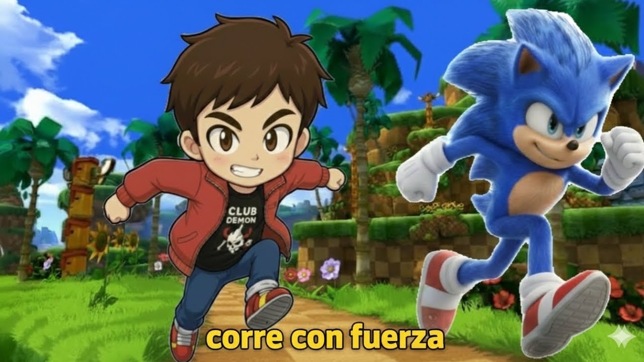 Jugando Sonic the hedgehog 2