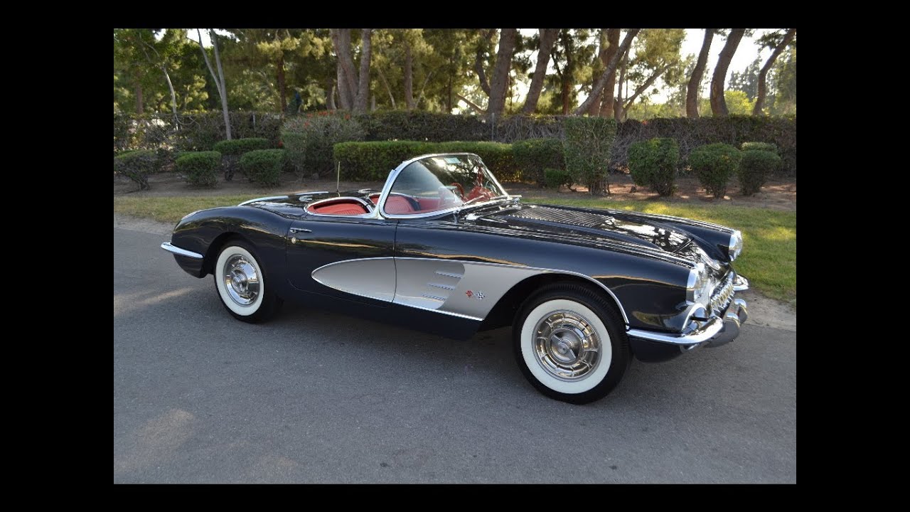 SOLD 1958 Chevrolet Corvette Convertible Charcoal