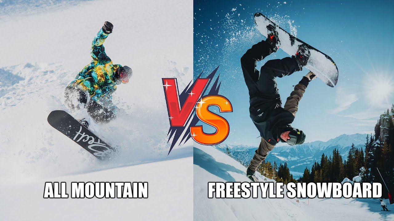 All Mountain vs Freestyle Snowboard | What's the Difference?