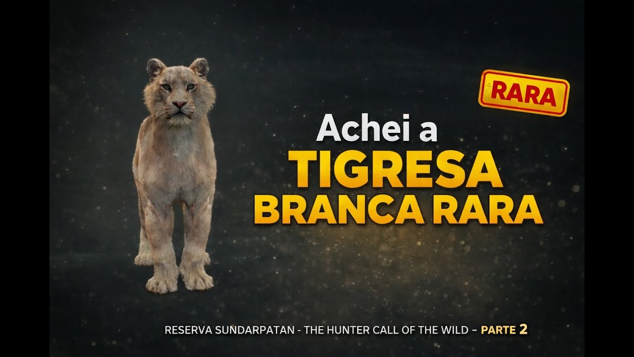 ENCONTREI a TIGRESA BRANCA RARA! Reserva Sundarpatan | The Hunter Call of the Wild