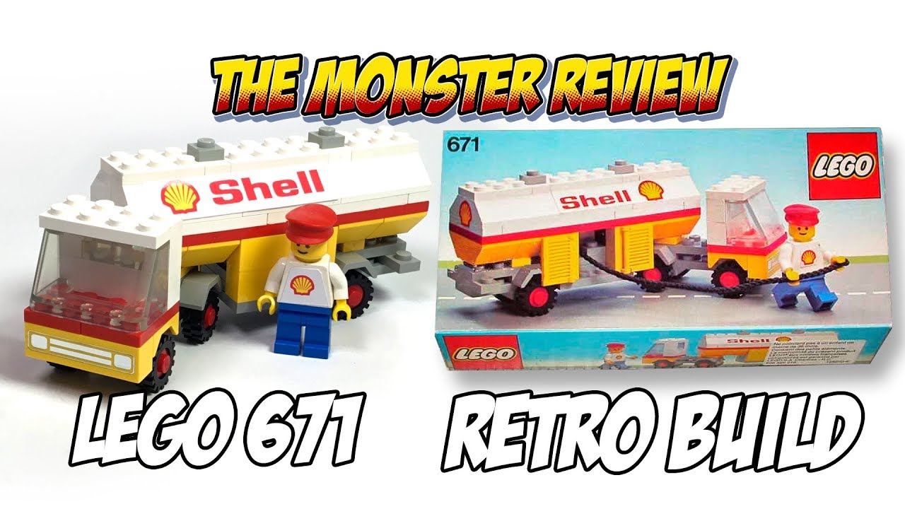 Lego 671 - Shell Fuel Pumper - Classic Town - Retro Speed Build