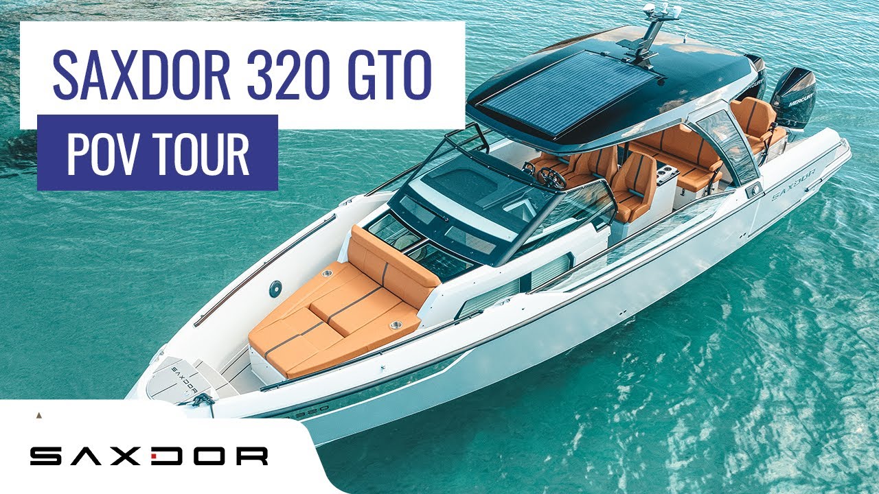 POV Yacht Tour of the show-stopping Saxdor 320 GTO at Dusseldorf Boat Show 2024 | 4K & 60FPS