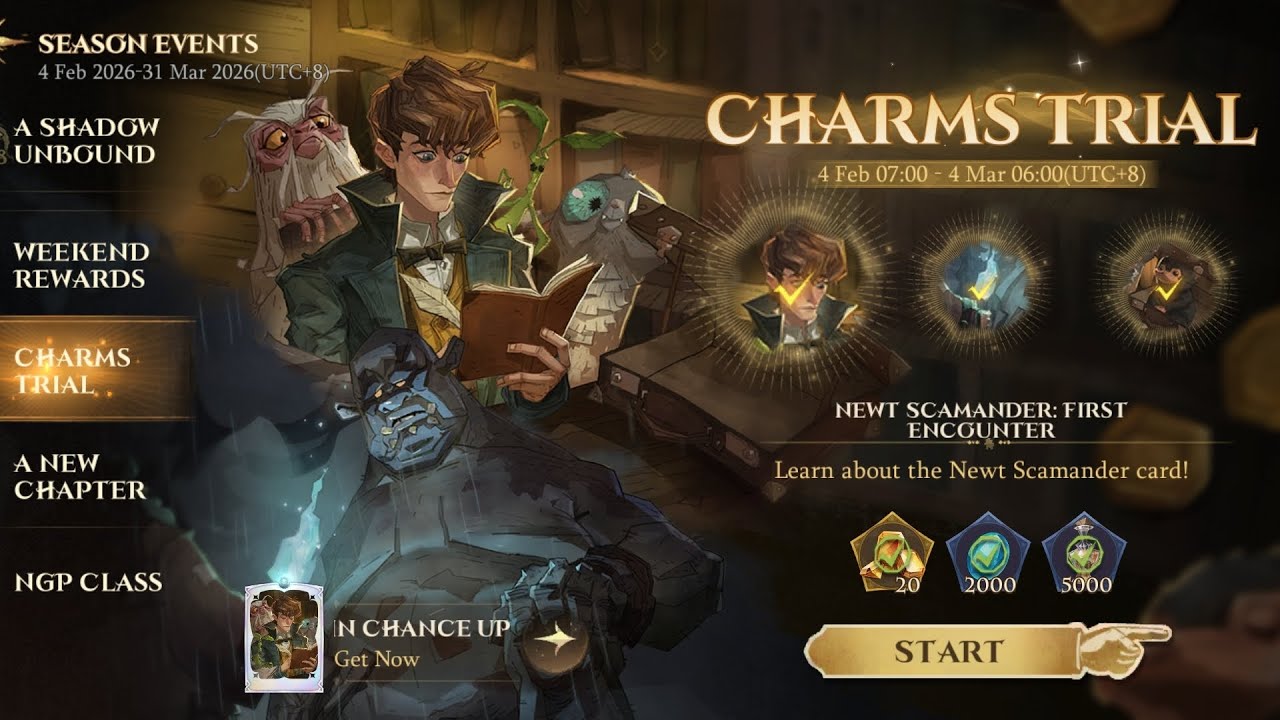 Magic Awakened Season 18 Charms Trial: Newt Scamander and Gubrathian Fire 