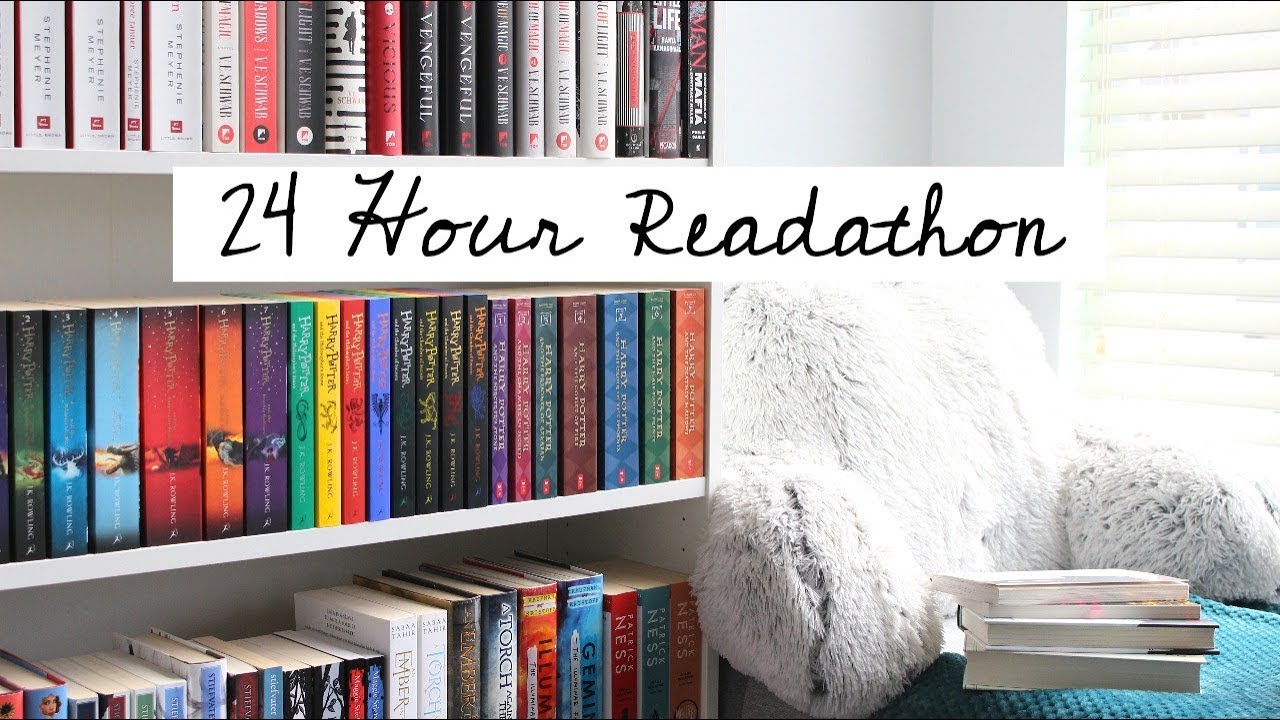 24 Hour Readathon Vlog | I read 5 books in one day!