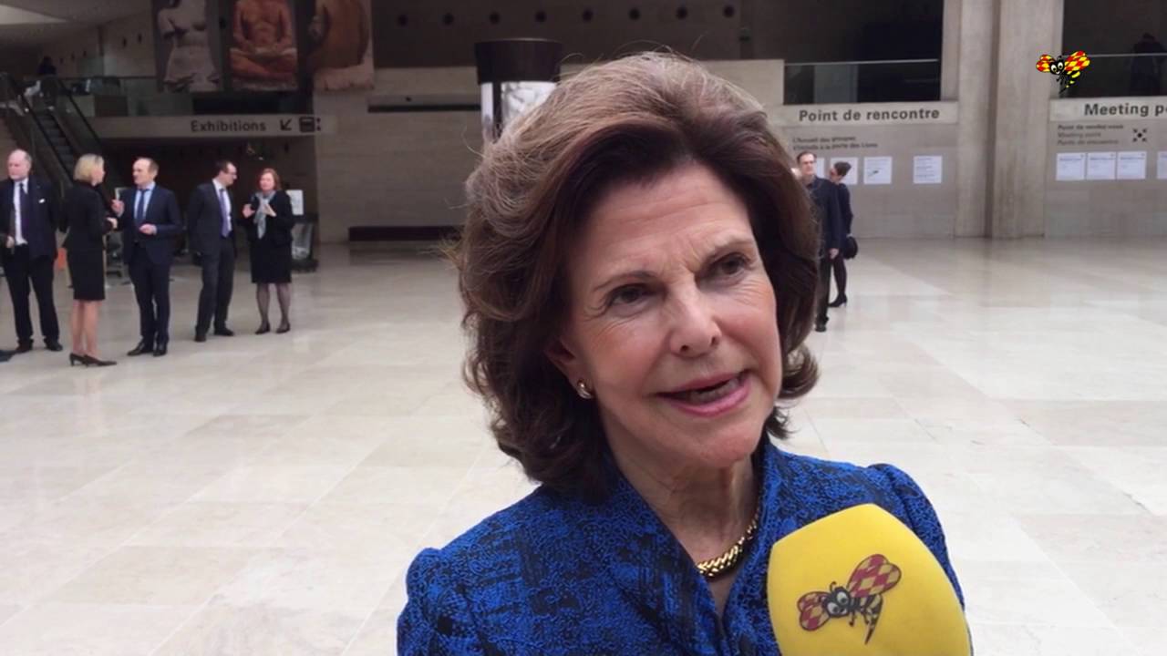 Drottning Silvia om utställningen på Louvren