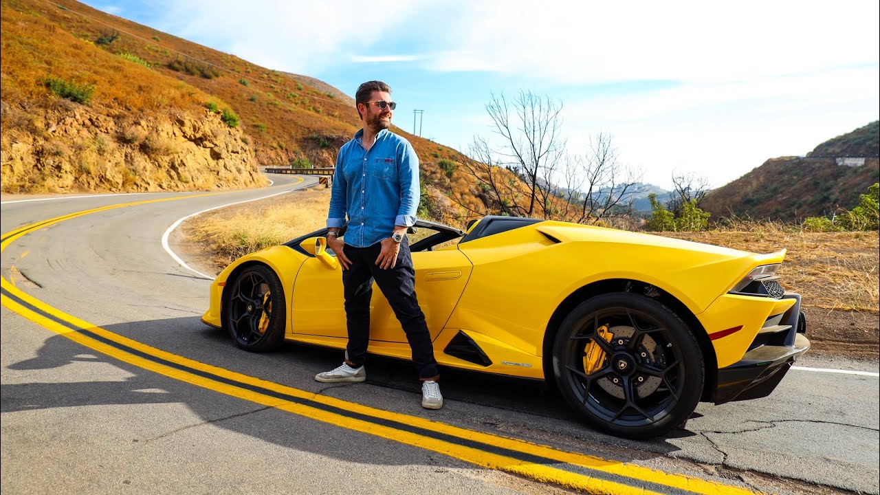 The Most Theatrical New Supercar - Lamborghini Huracan EVO Spyder!