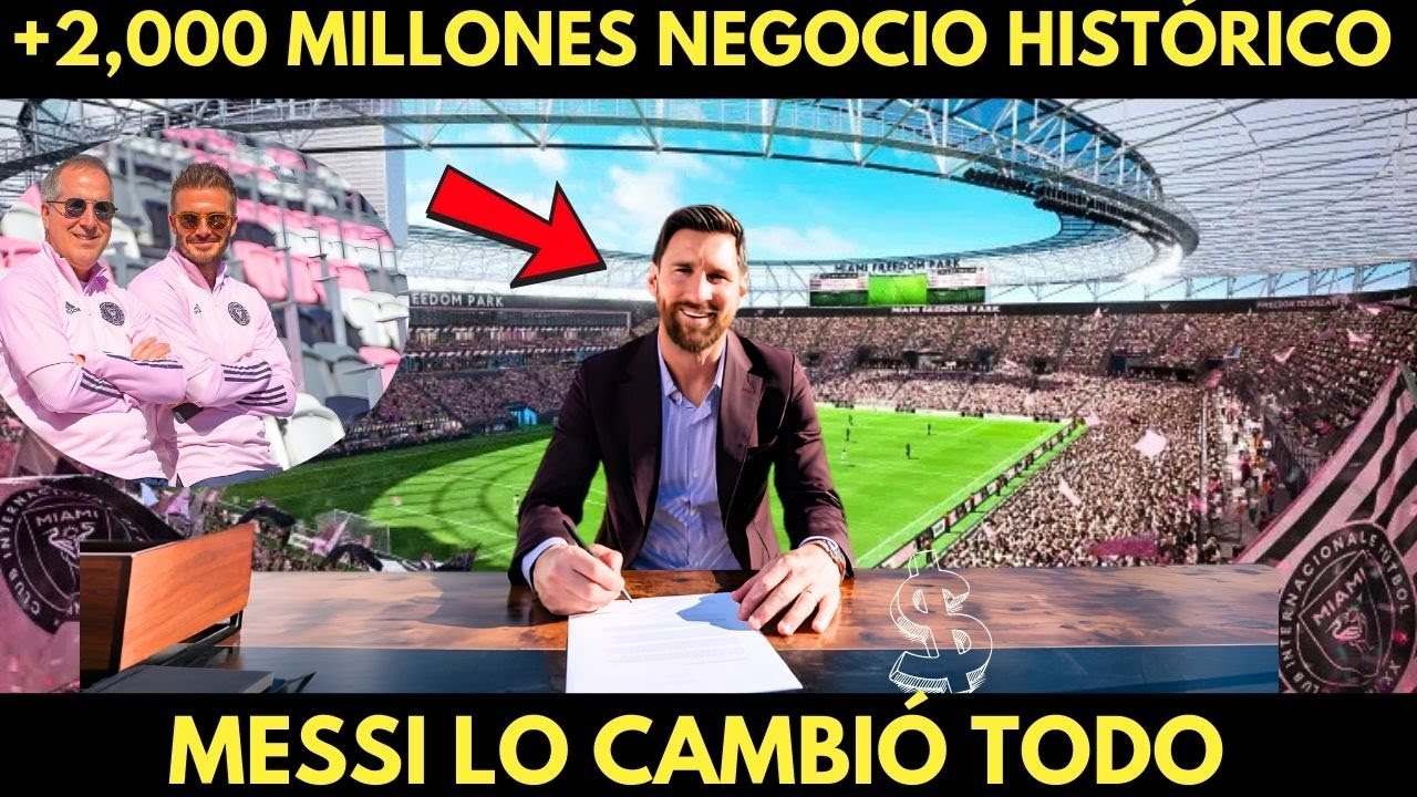 Messi Generó Más Dinero que la NBA y la NFL JUNTAS : +2,350 MILLONES