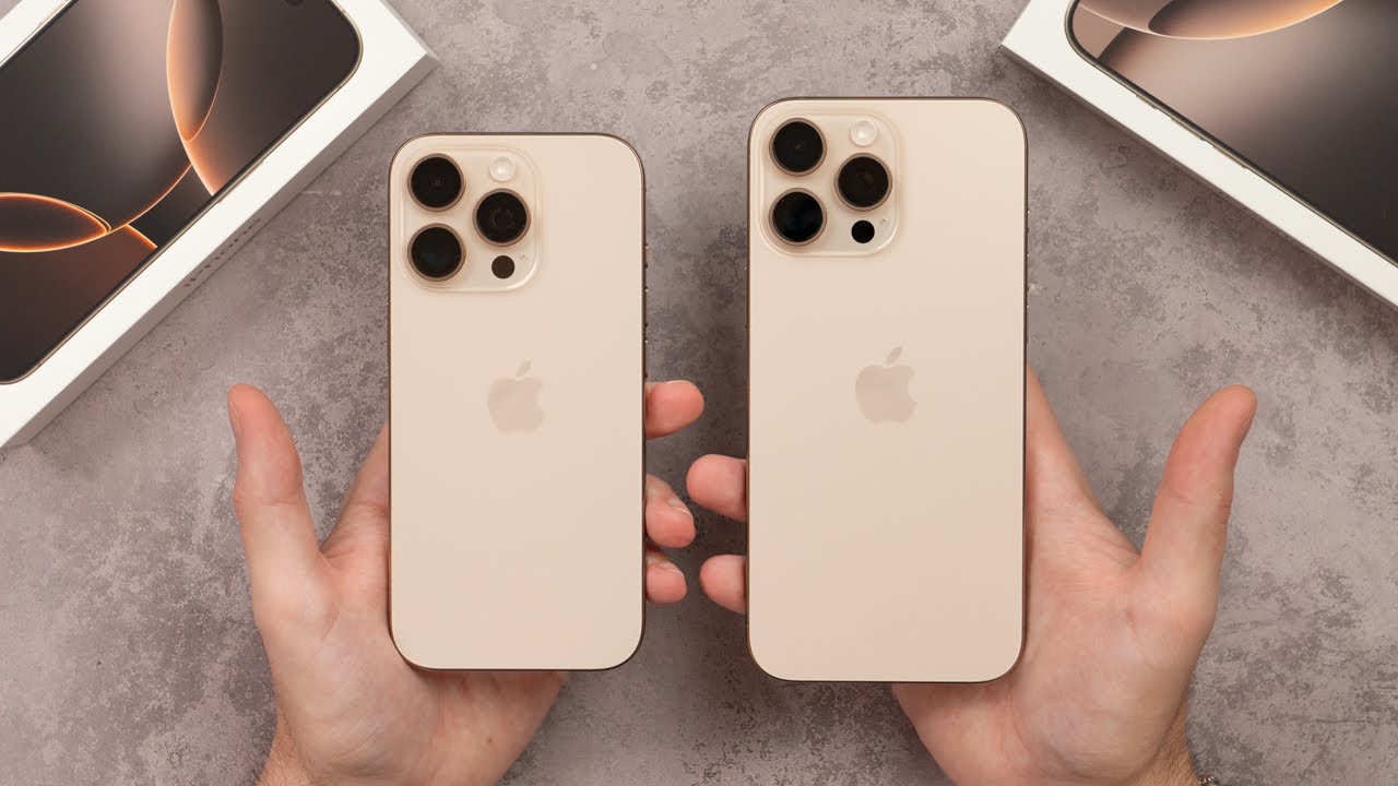 iPhone 16 Pro & 16 Pro Max | Desert Titanium - Unboxing & Impressions (with 15 Pro Comparison)