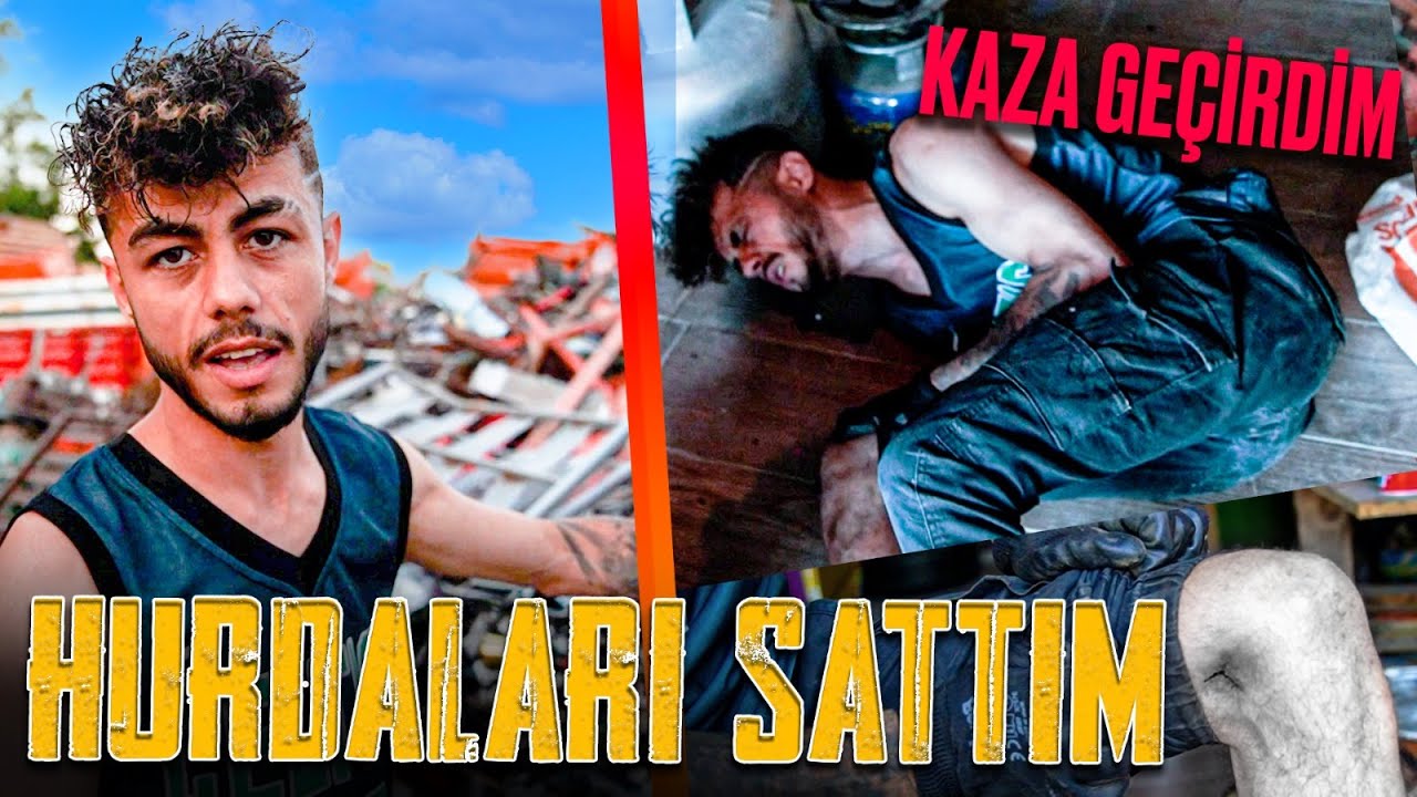 EVDEKİ TÜM HURDALARI SATTIM !! ( KAZA GEÇİRDİM )