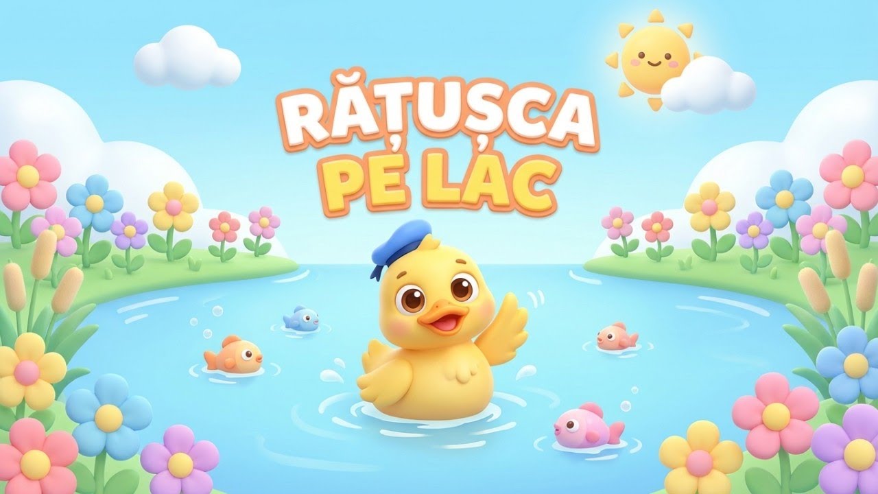 Rățușca pe lac – Cântec vesel pentru copii | Nursery Rhyme TraLaLa 🦆🎶