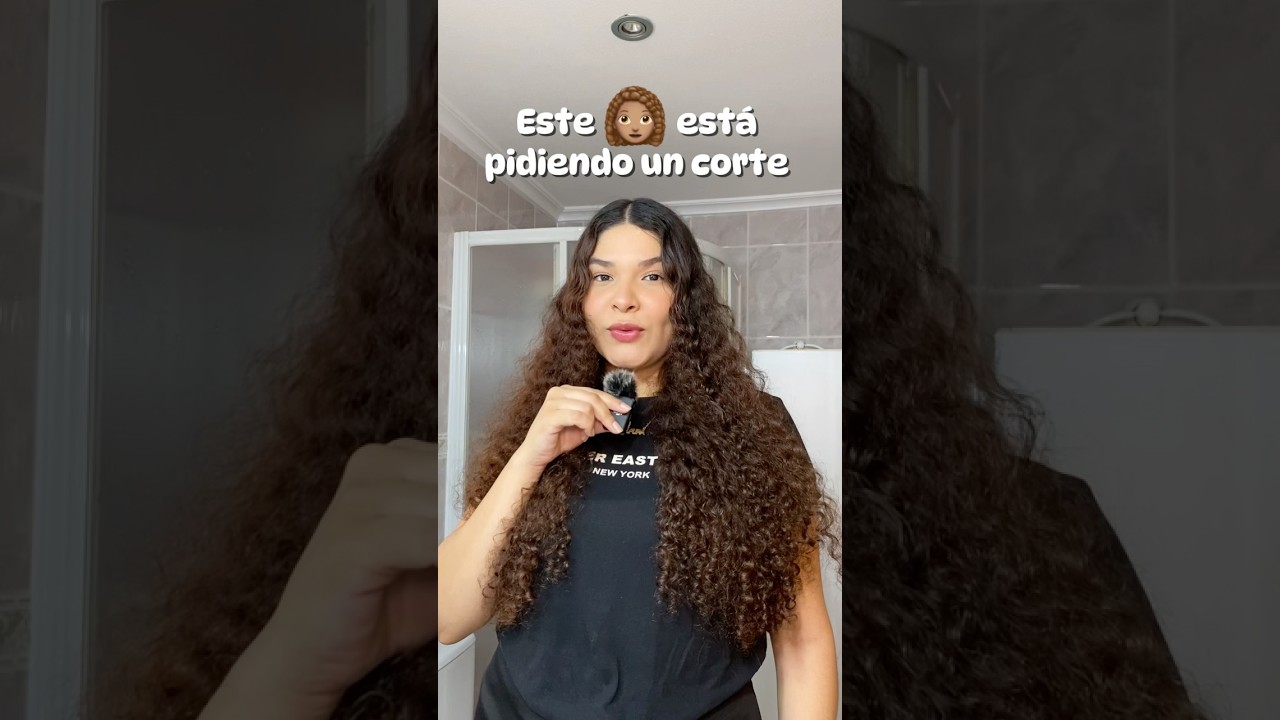 Como cortar el cabello rizado en casa de forma correcta #rizos #rizadas #cabello #curly #curlyhair