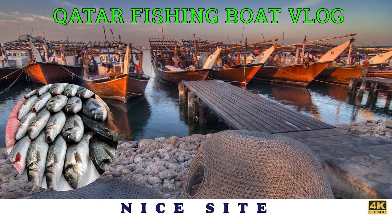Fishing boat in Qatar vlog - 4k