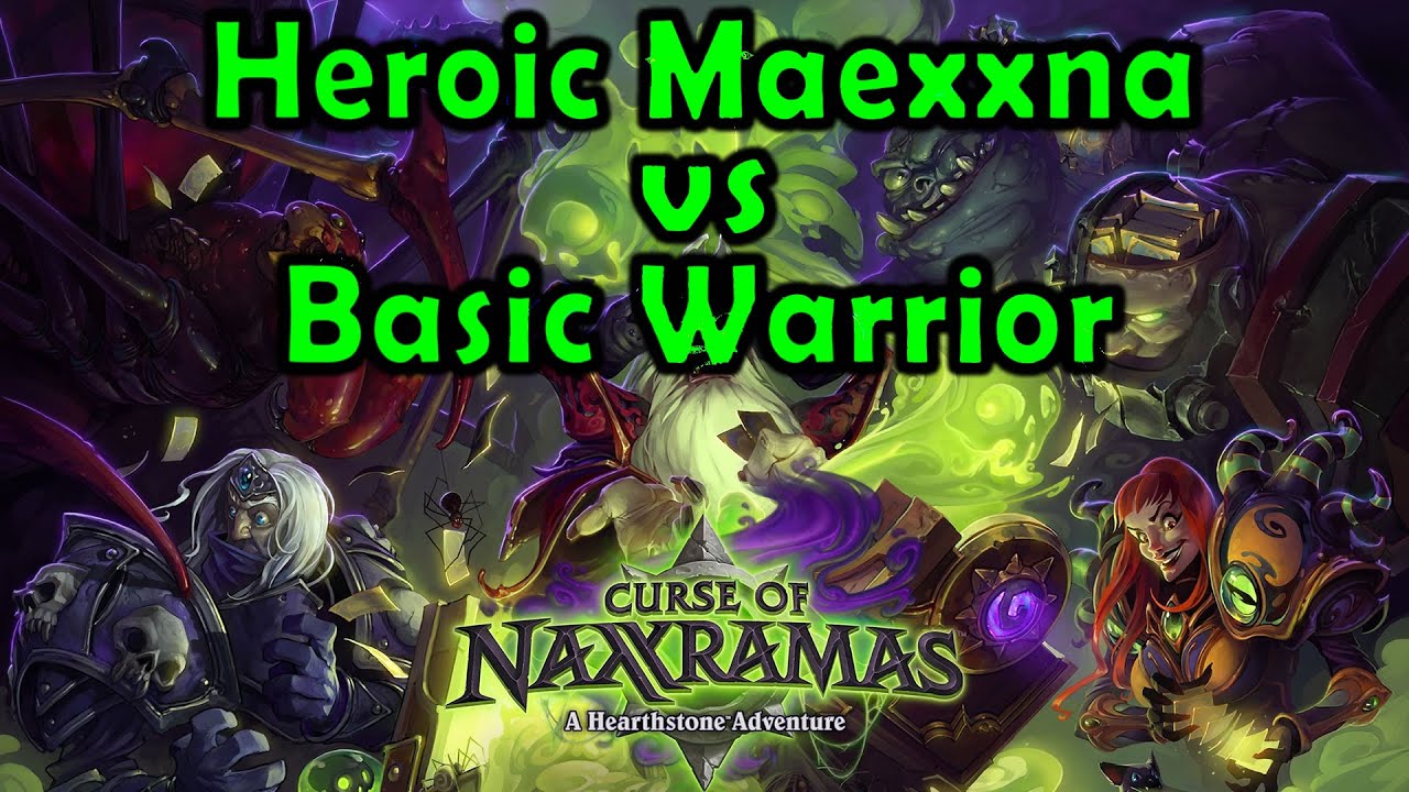 Hearthstone: Curse of Naxxramas Heroic Maexxna With a Basic Deck