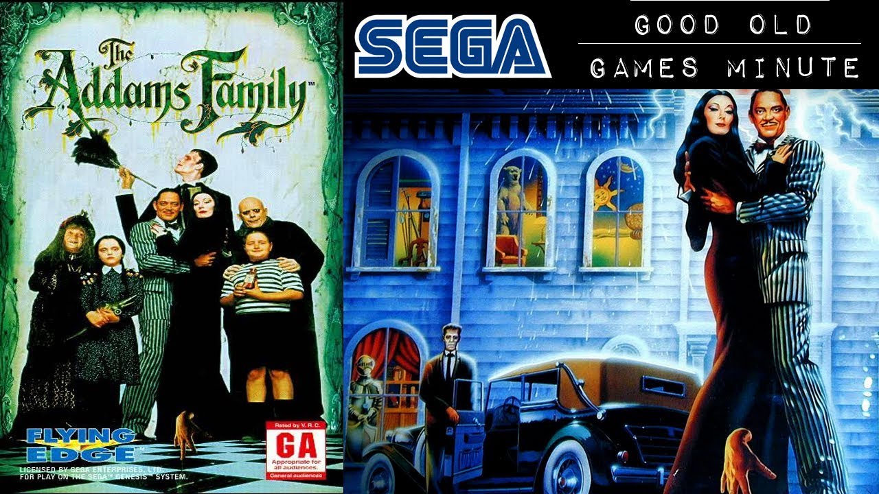 Addams Family  (UE) (Sega Mega Drive/Genesis) No death (All secrets) Прохождение на русском