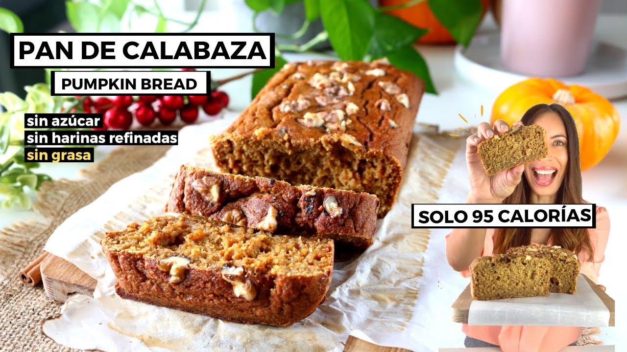 INCREIBLE! solo 95 calorías en una rebanada de  Pan dulce saludable