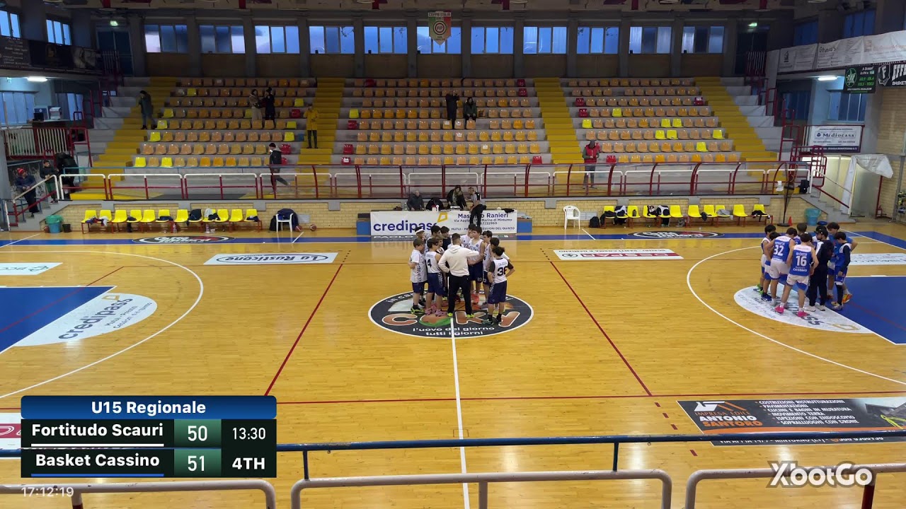 U15 Regionale: Fortitudo Scauri - Basket Cassino