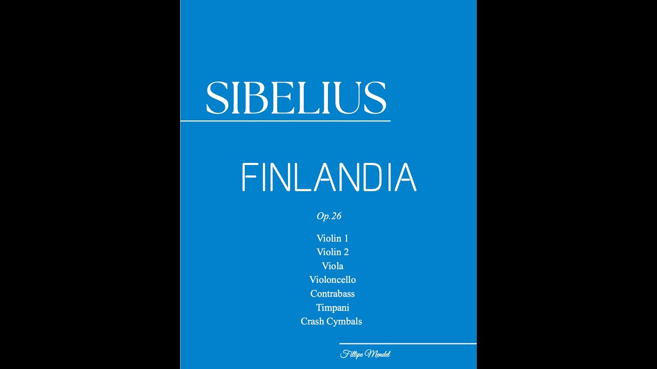 Sibelius: Finlandia, Op. 26  | String and Percussion Arrangement + Sheet Music
