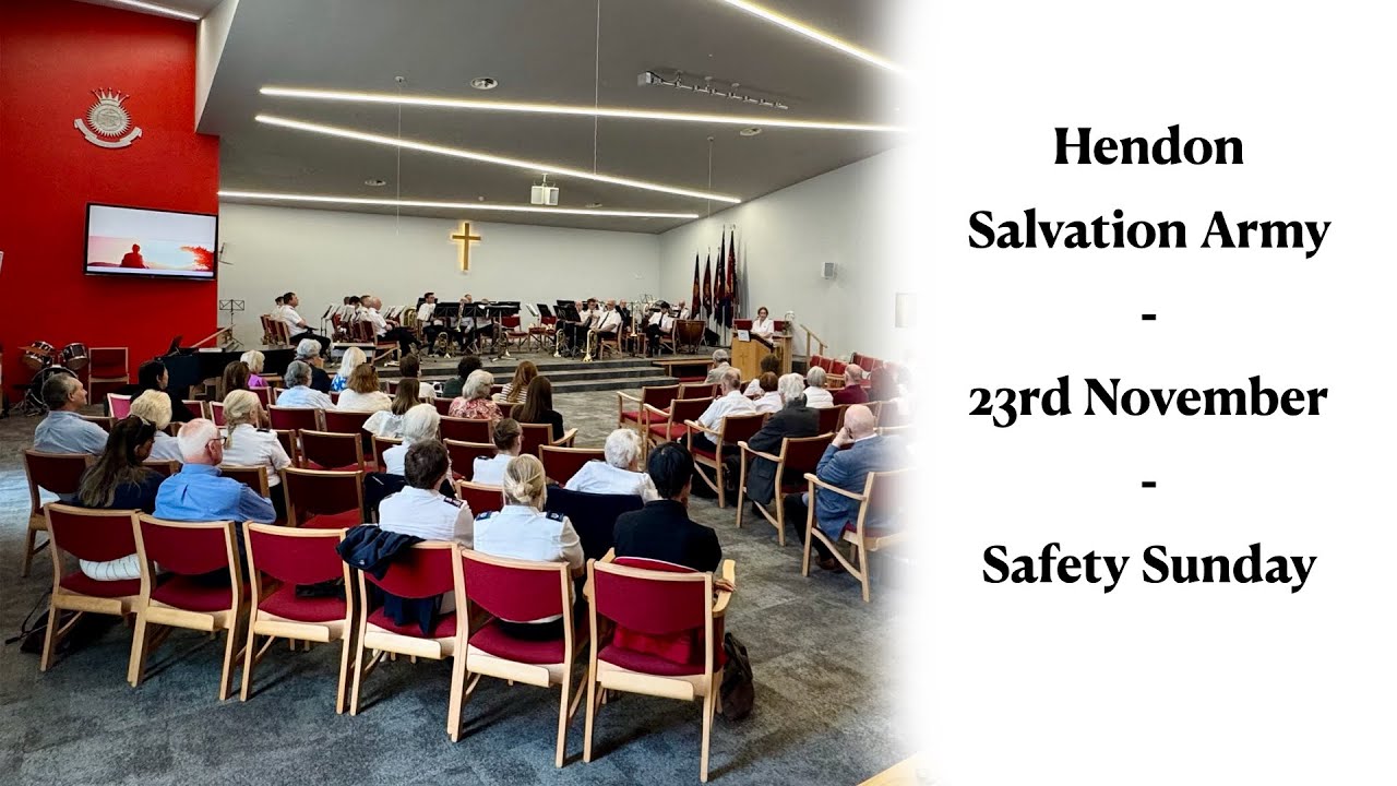The Salvation Army Hendon - 23rd November - Safety Sunday - Live Stream