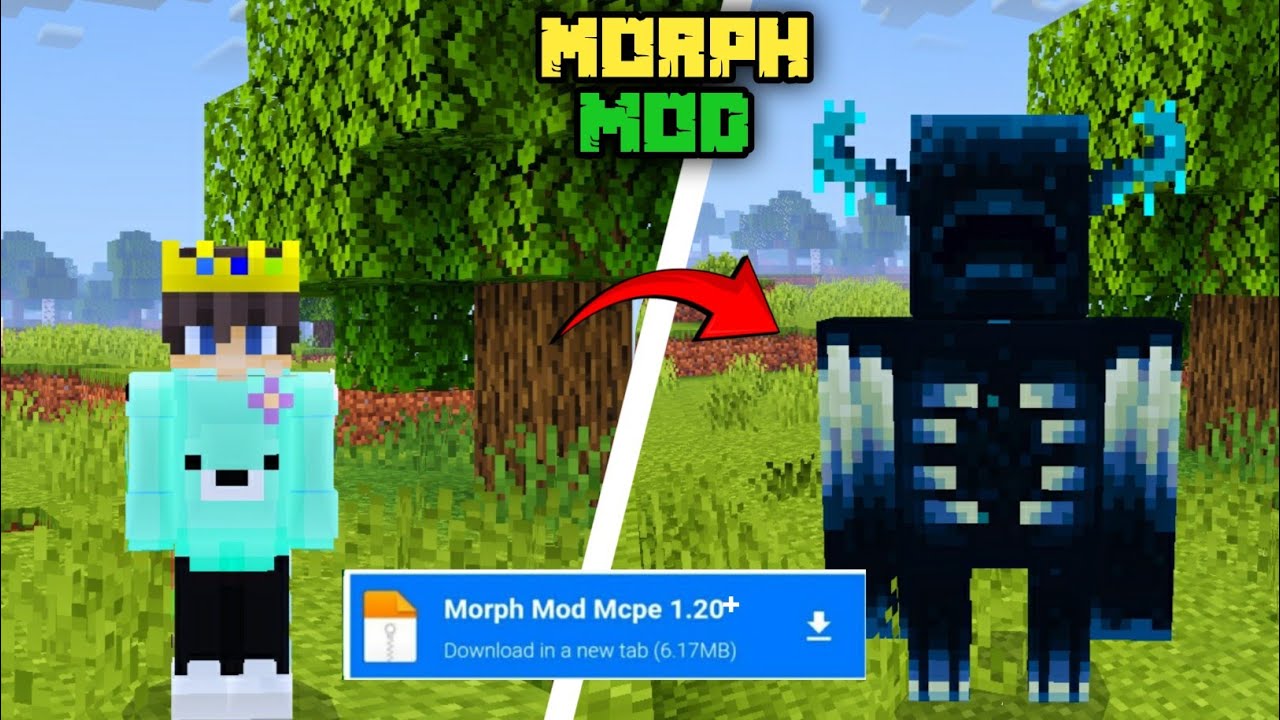 How To Download MORPH MOD In Minecraft PE 1.21+ 🔥 (100% WORKING )