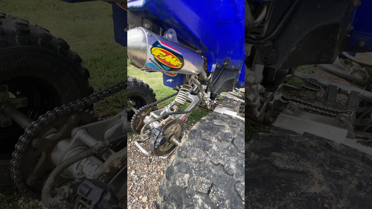 200 Blaster FMF Full exhaust*PURE SOUND*#youtubeshorts #viral #atv #yamaha #blaster200 #exhaust