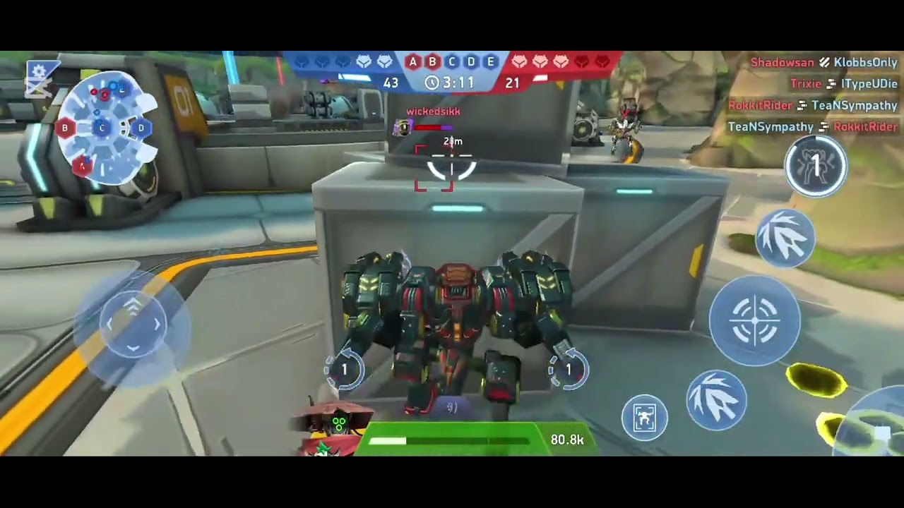 메크 아레나 (mech arena) 지인 덱 사용해보기
