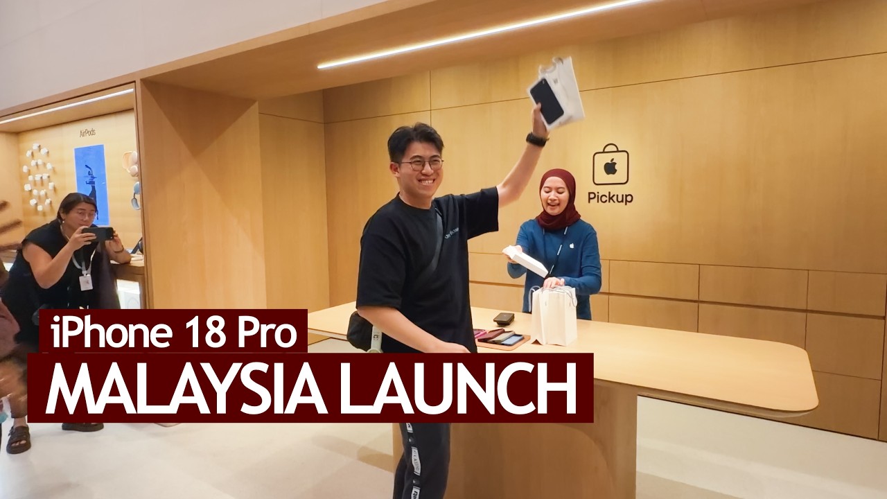 iPhone 18 Pro: старт продаж в Apple Store TRX, Малайзия!