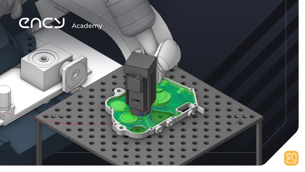 ENCY Academy | 2D and 3D Milling with Robot | 2.Rough Pocketing