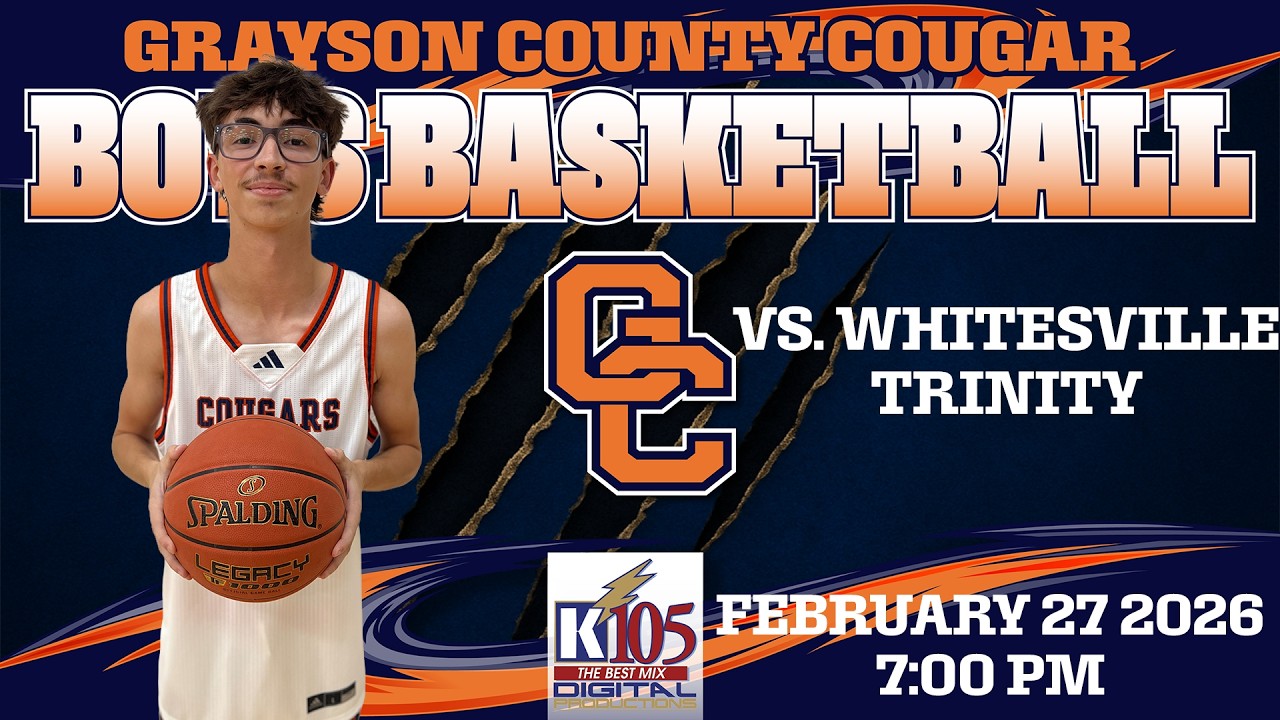 Grayson County Cougar Basketball vs. Whitesville Trinity (KHSAA 12th District Championship)