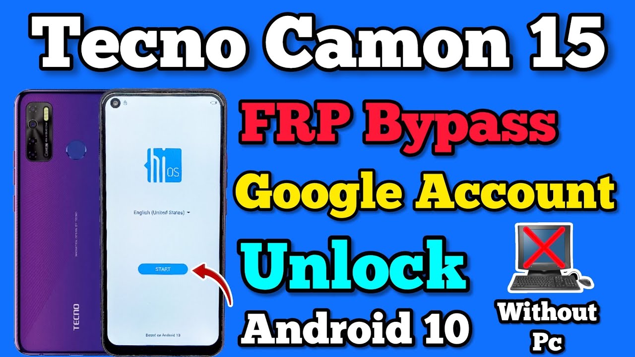 Tecno Camon 15 | FRP Bypass | Android 10 | Google Account Remove | Without Pc | New Method | 2024.