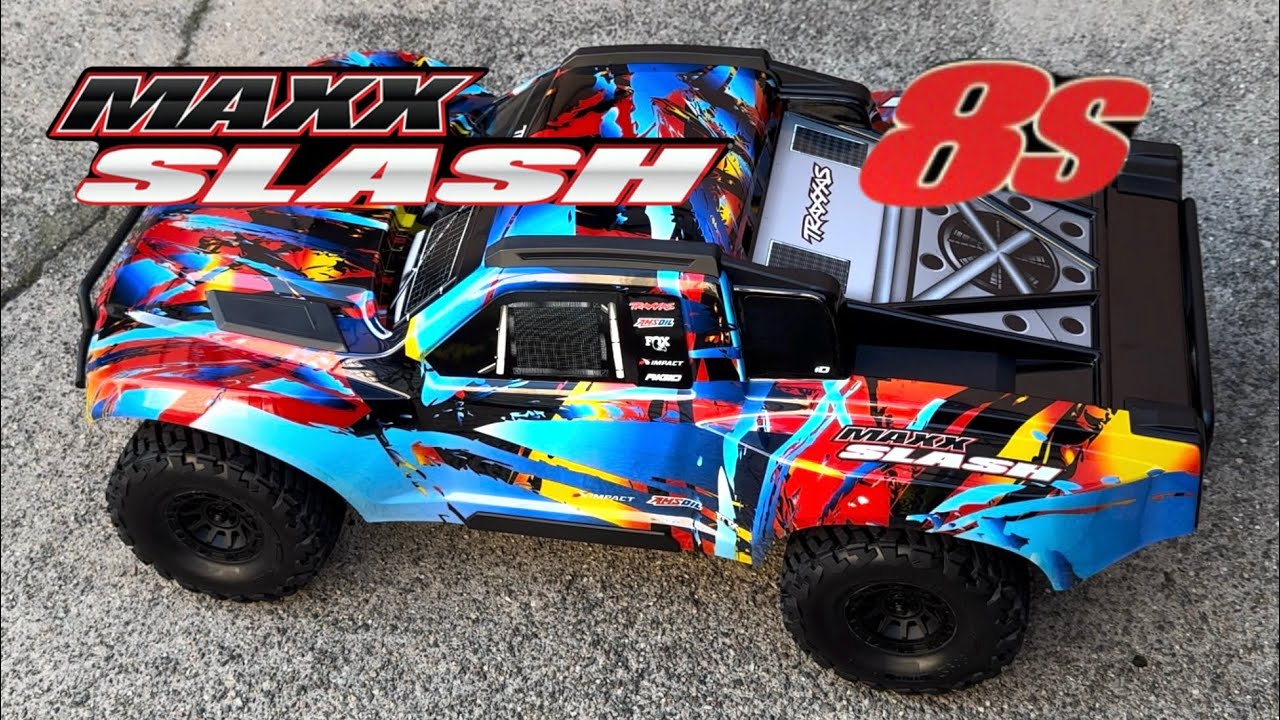 NEW TRAXXAS MAXX SLASH 8s FIRST RUN!! & SET UP‼️