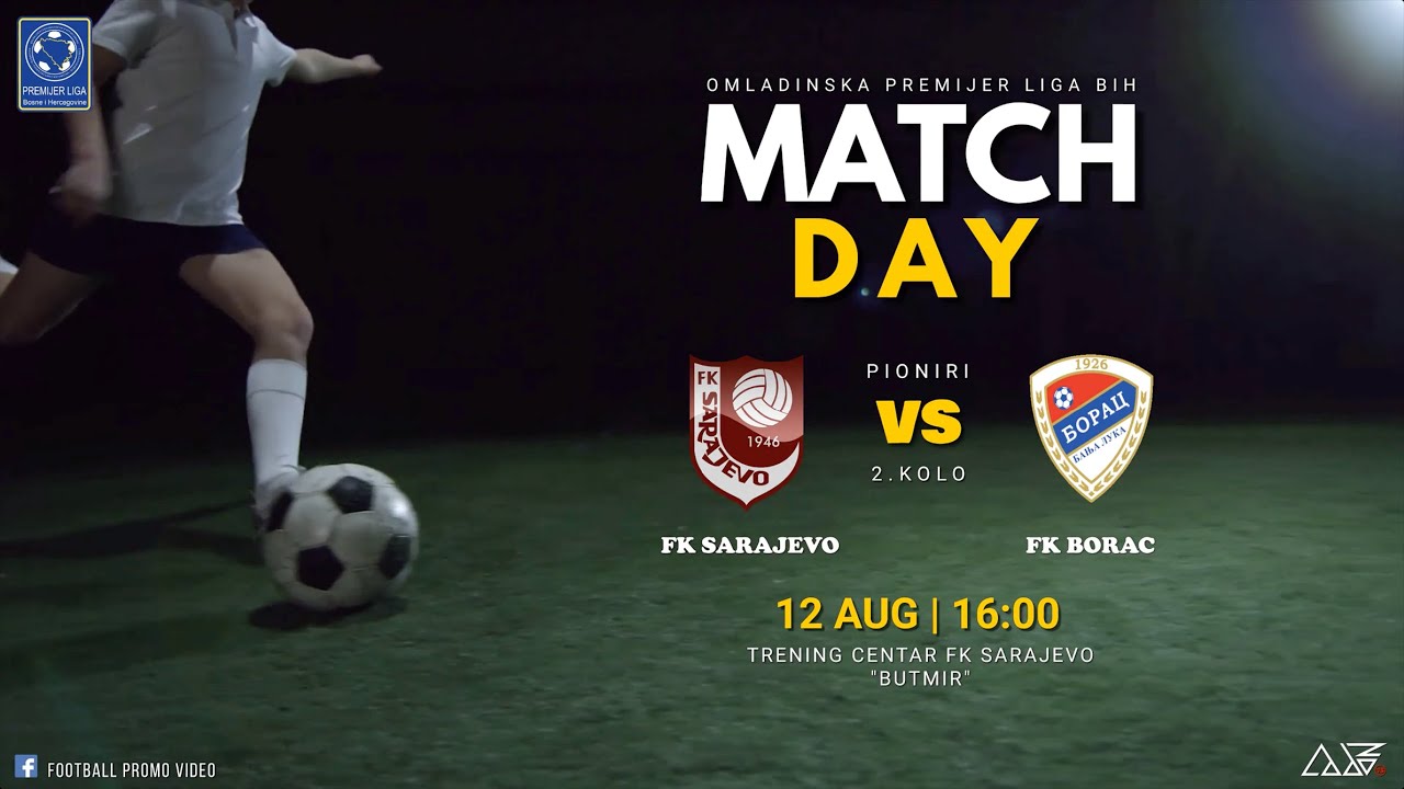 ⚽  FK Sarajevo 🆚 FK Borac 1️⃣:2️⃣ | OMLADINSKA PREMIJER LIGA BIH | U15 | 2.kolo  ⚽