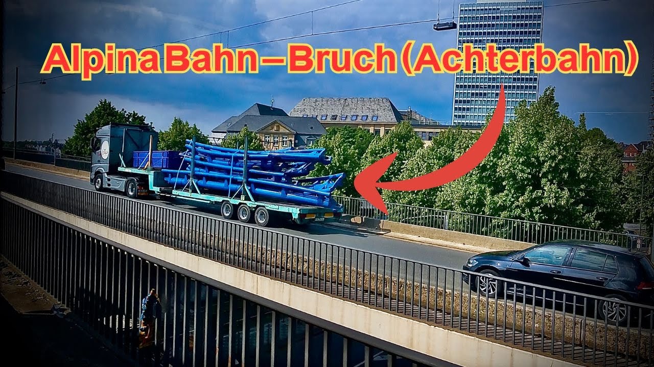 Rheinkirmes 2025 🎢 Fahrgesch&auml;fte und Attraktionen auf der Rheinkirmes 2025:Alpina Bahn&ndash;Achterbahn