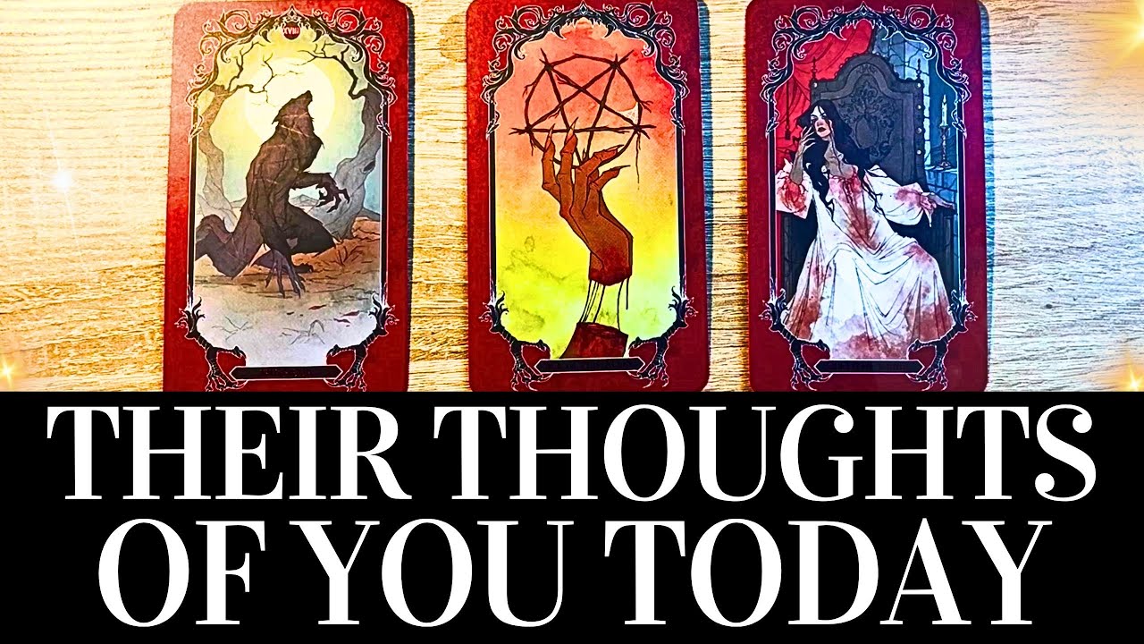 PICK A CARD 🥰🔮 Their THOUGHTS Of YOU Today 🔮🥰 What Is On Their Mind? ❤️ Love Tarot Reading Soulmate
