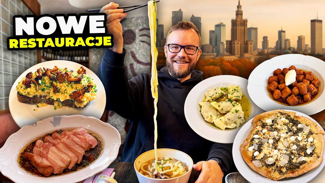NOWE RESTAURACJE w Warszawie - najlepsze jedzenie na jesień 2025 (Warszawa)