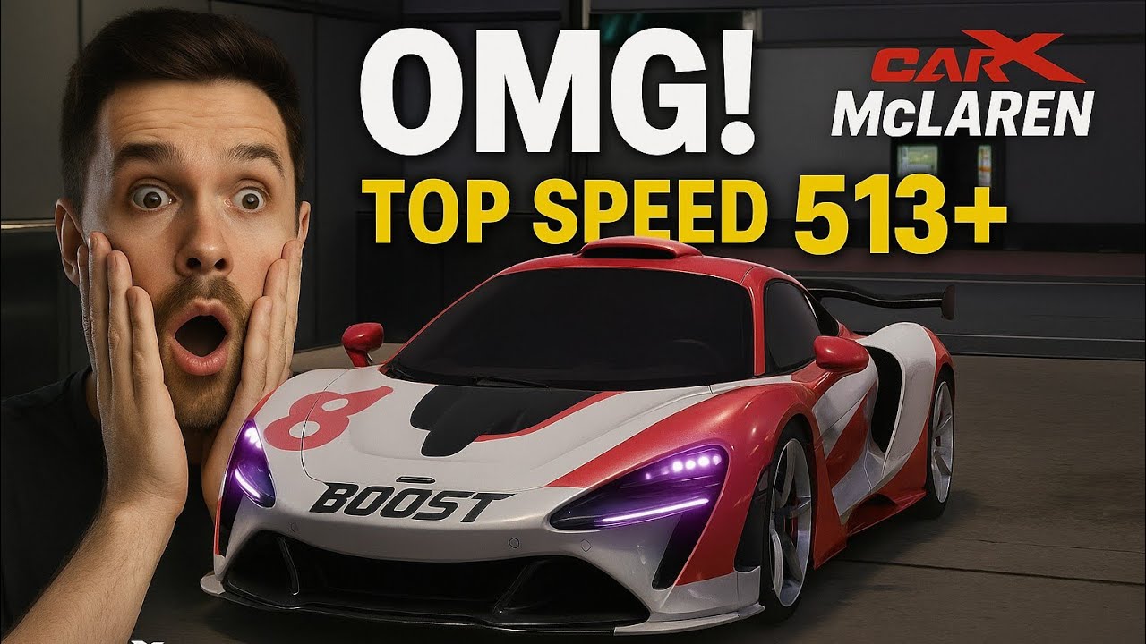 "OMG! McLaren Hits 513 KM/H | CarX Street Ultimate Tuning Build!"