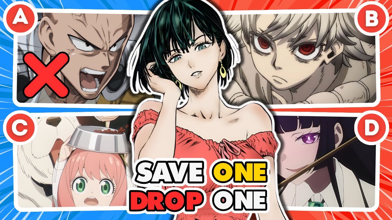 🤔 CAN YOU CHOOSE? SAVE 1 DROP 1 ANIME OPENING 🔥 | ANIME QUIZ!