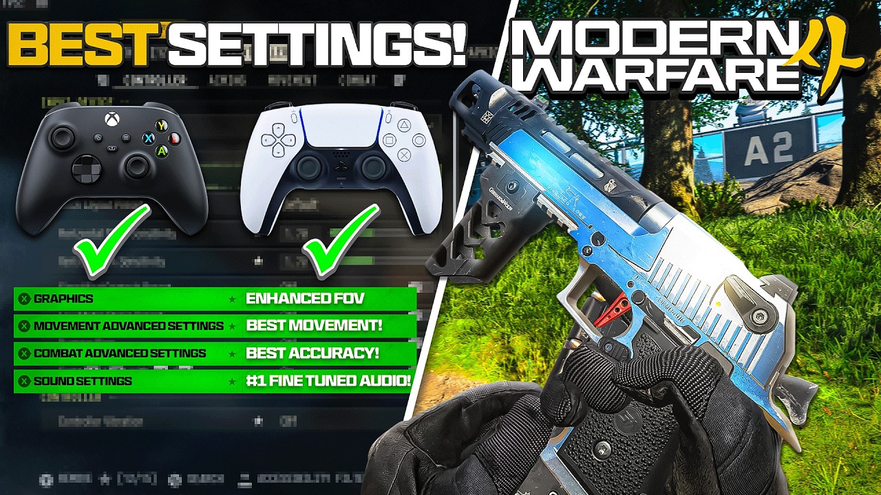 Modern Warfare 4: ЛУЧШИЕ НАСТРОЙКИ контроллера, графики и звука (MW4 PS5 Xbox PC Beta)
