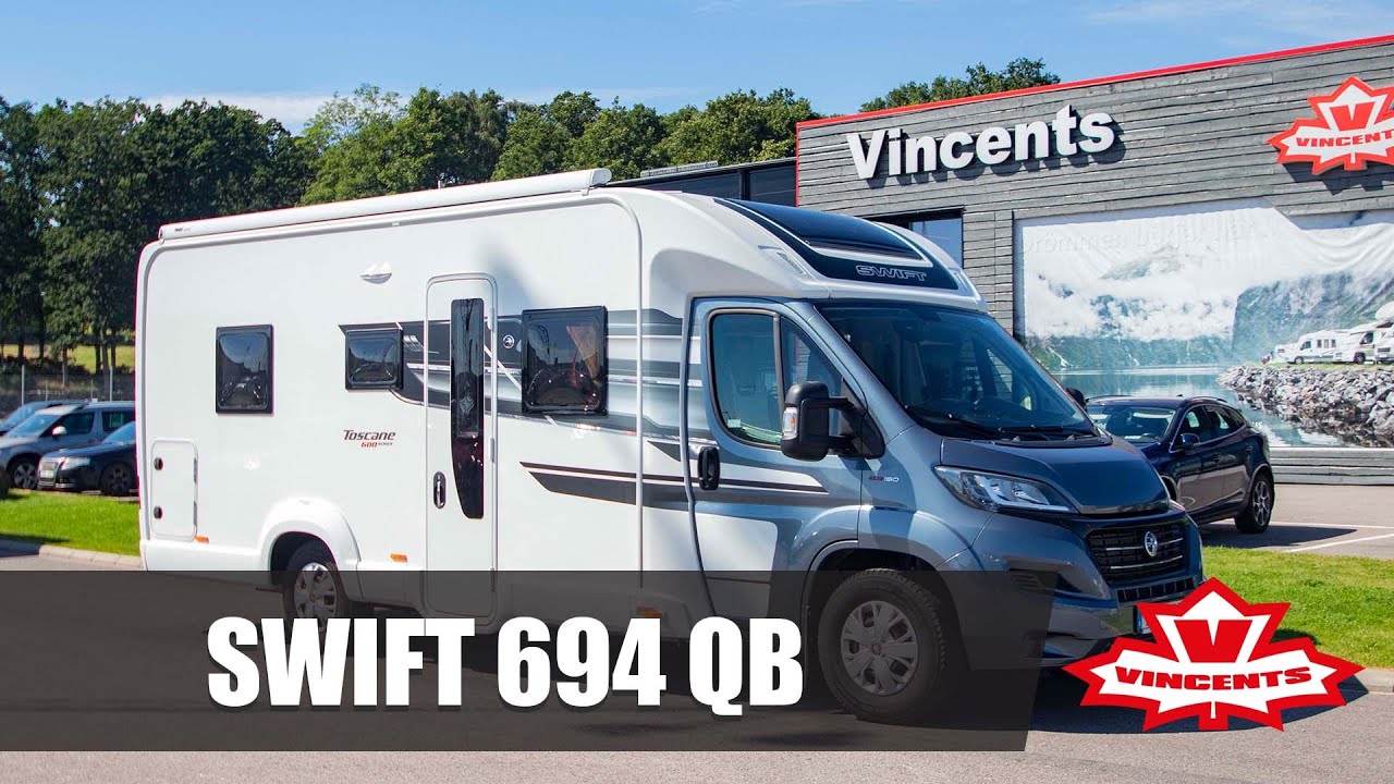 Så fungerar SWIFT 694 QB - Vincents Husbil & Husvagn