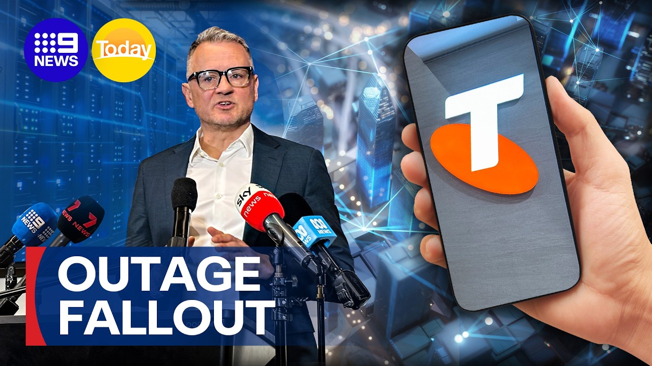 Telstra facing huge fines over nationwide blackout as transport chaos continues | 9 News Australia