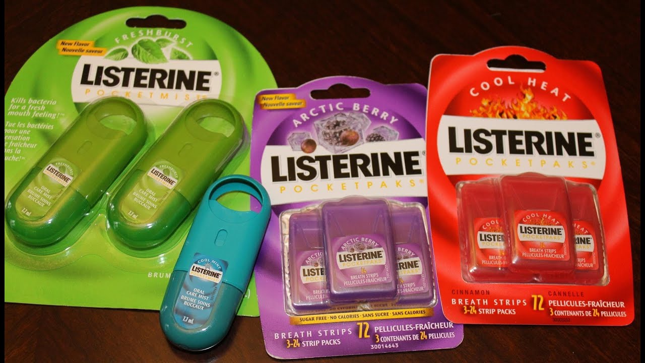 Listerine PocketMist & PocketPak Review